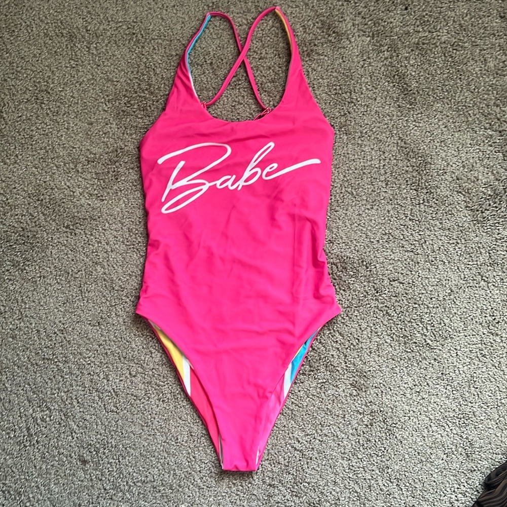 PINK reversible swimsuit